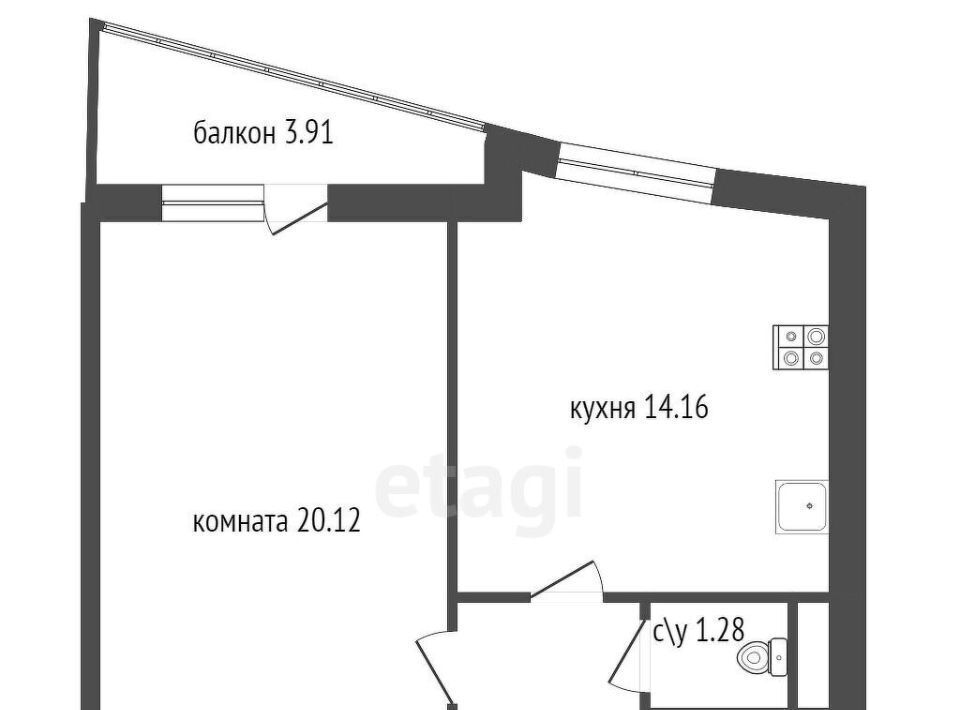 квартира г Санкт-Петербург Черная Речка ул Старобельская 4б фото 2