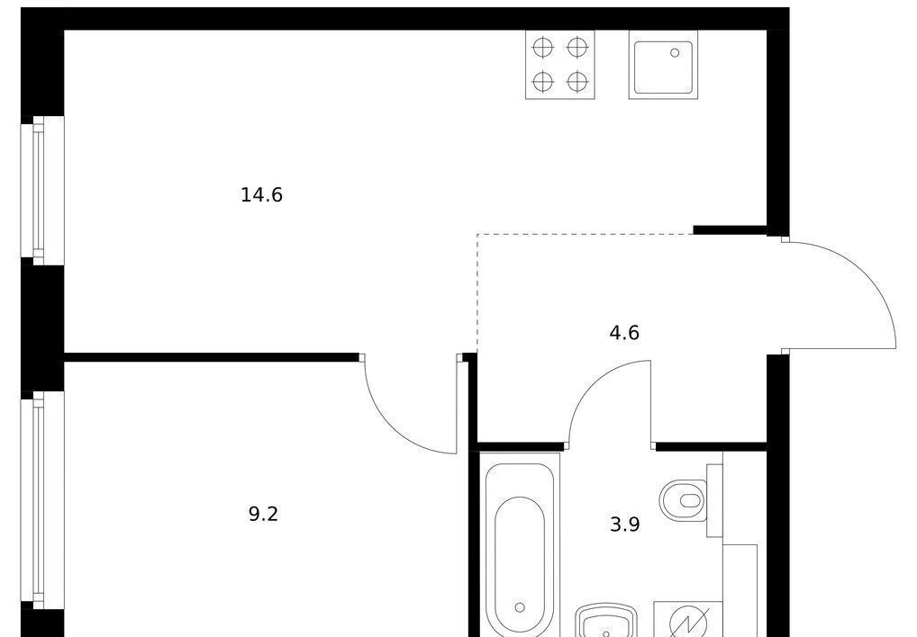 квартира г Владивосток р-н Первомайский ул Басаргина 2 корп. 9 фото 1