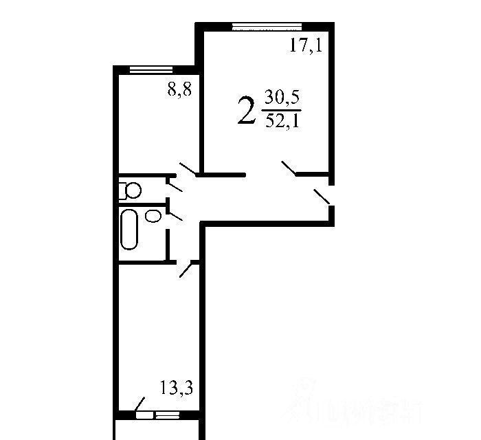 квартира г Москва метро Строгино б-р Строгинский 4к/2 фото 19