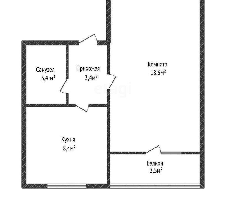 квартира р-н Тахтамукайский аул Новая Адыгея ул Бжегокайская 90/2к 10 фото 1