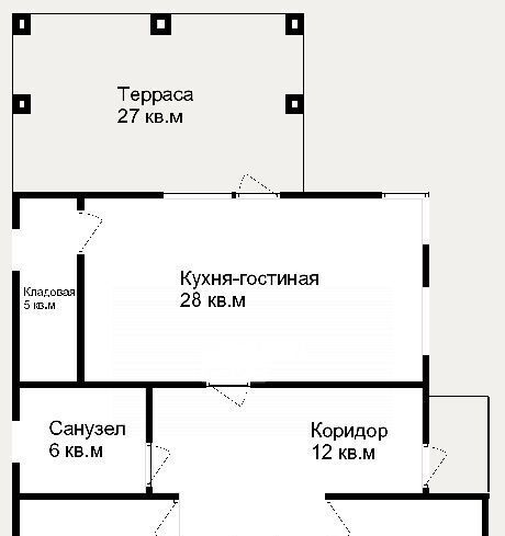 дом р-н Северский ст-ца Новодмитриевская тер ТОО (Новодмитриевское) ул Новая с пос фото 2