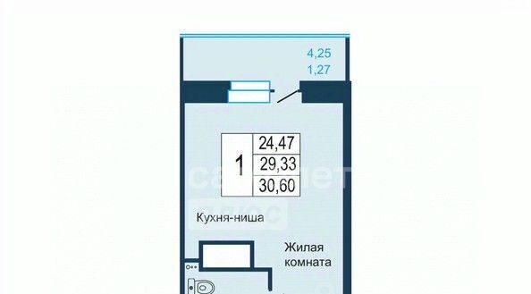 квартира г Красноярск р-н Советский Северный пер Светлогорский 2о фото 2