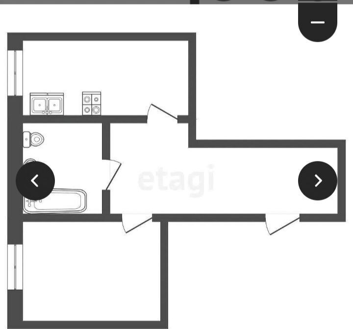 квартира г Губкинский 15-й мкр-н, 20, Тюменская обл. фото 12