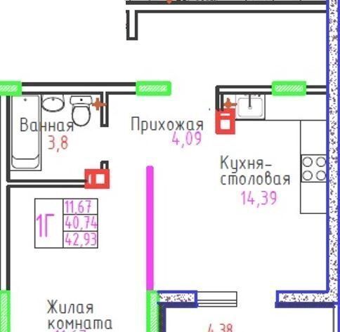 квартира г Тольятти р-н Автозаводский ул Маршала Жукова 60 фото 13