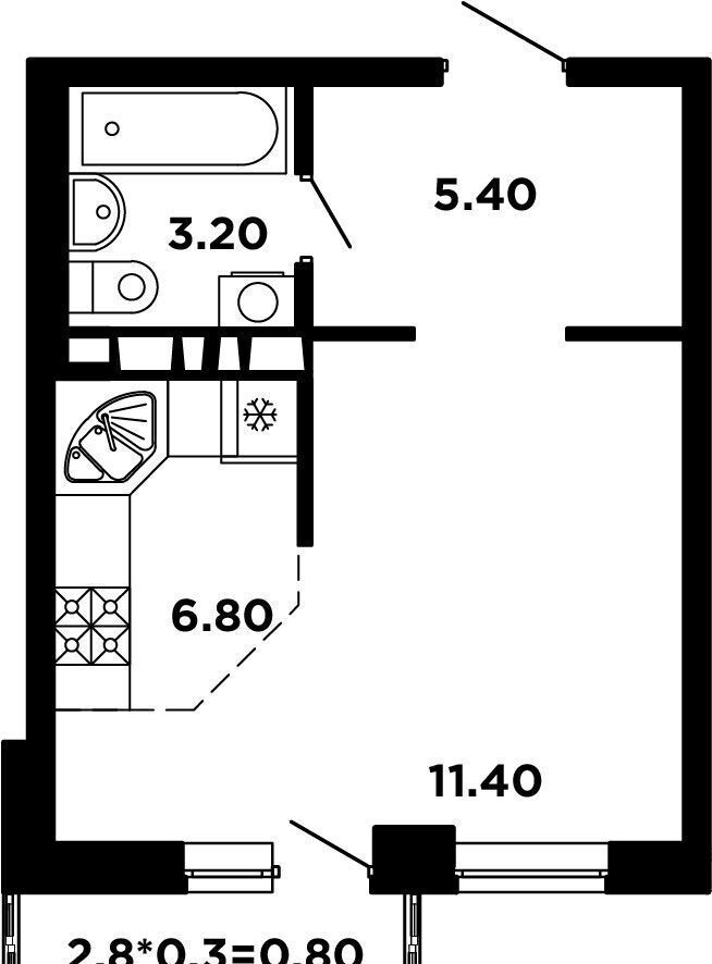 квартира г Краснодар р-н Прикубанский ул им. Мурата Ахеджака 12 корп. 4 фото 1