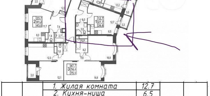 квартира городской округ Одинцовский с Лайково Город-событие мкр, Одинцово, 21 фото 2