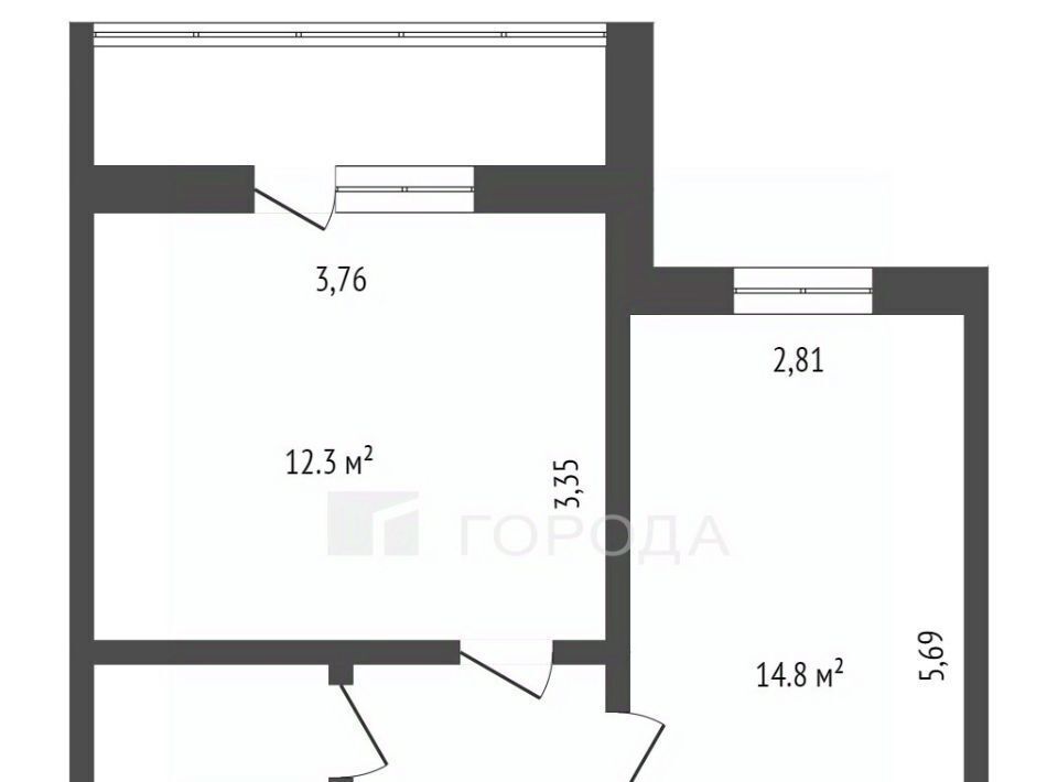 квартира г Новосибирск Золотая Нива ул Заслонова 13/13 фото 16