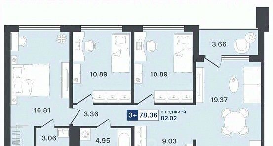 квартира г Тюмень р-н Калининский ул Ставропольская 1 фото 1
