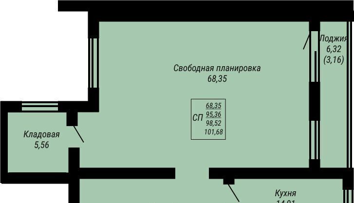 квартира г Иваново р-н Ленинский Юбилейный жилой комплекс фото 1