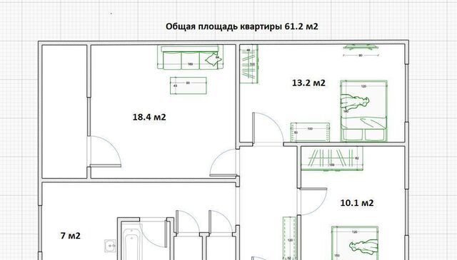 квартира р-н Красногвардейский дом 9к/1 фото