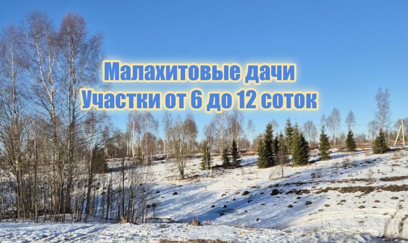 земля городской округ Клин 57 км, коттеджный пос. Малахитовые дачи, Клин, Ленинградское шоссе фото 1