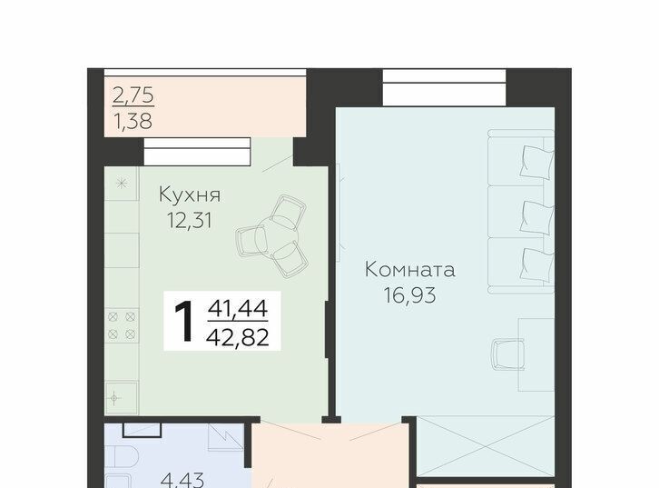 квартира г Воронеж р-н Коминтерновский ул Независимости 78к/4 фото 1