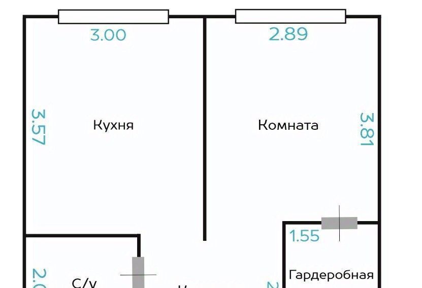 квартира городской округ Ленинский д Сапроново Домодедовская, ул. Западный квартал, 6к 1 фото 2