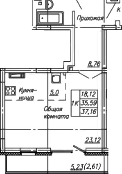 квартира г Новосибирск р-н Кировский Затулинский ул Зорге 279/5 Площадь Маркса, жилмассив фото 1