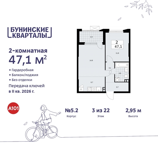 п Сосенское ЖК Бунинские Кварталы пр-кт Куприна 2 Сосенское, Ольховая, Бунинская аллея фото