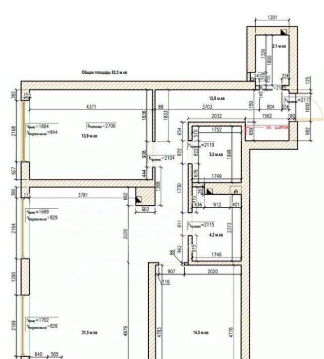 квартира г Новосибирск Октябрьская ул Никитина 10к/1 фото 2