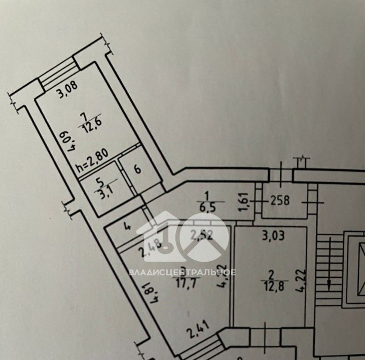 квартира г Новосибирск Октябрьская ул Лескова 15 фото 2