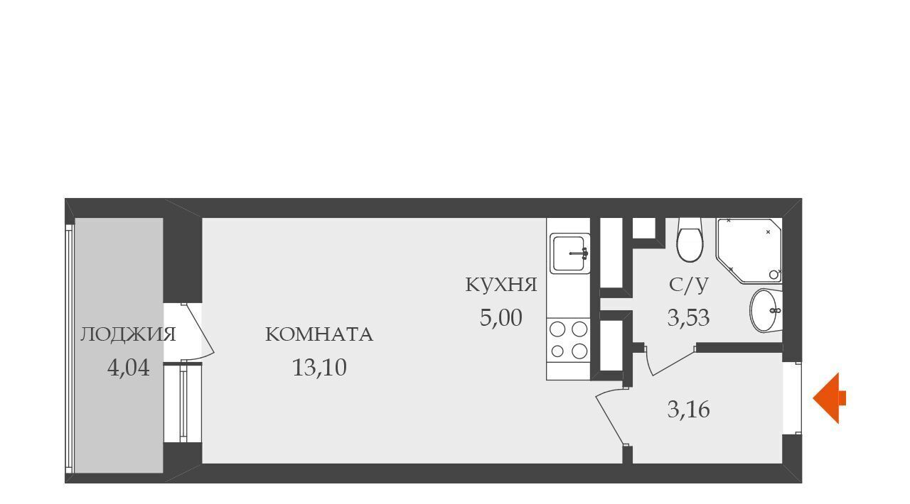 квартира г Санкт-Петербург метро Комендантский Проспект ул Верхне-Каменская 7к/1 фото 12