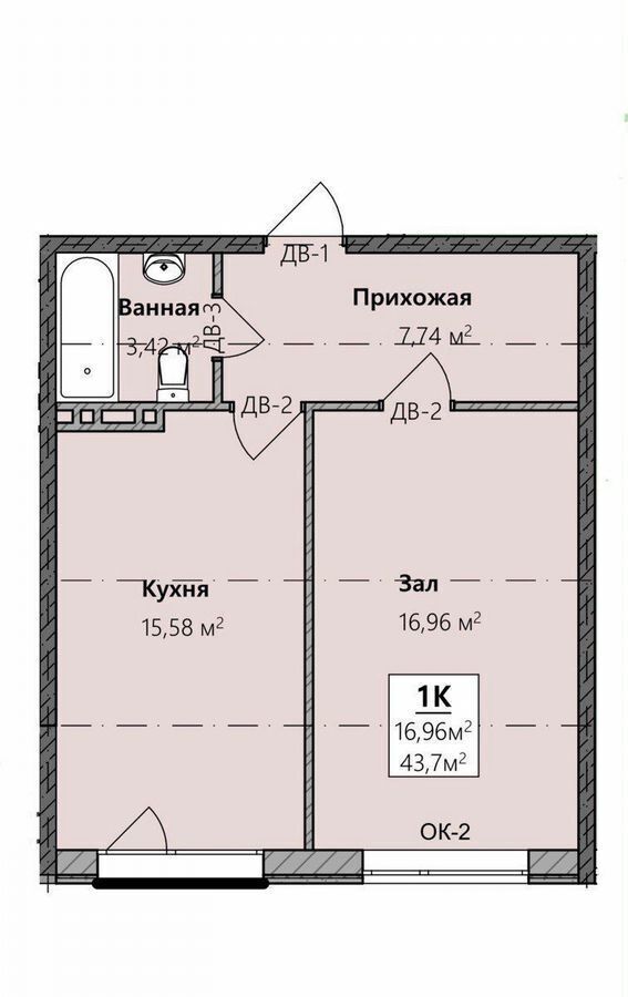 квартира г Махачкала р-н Кировский Благородная ул., 17 фото 9