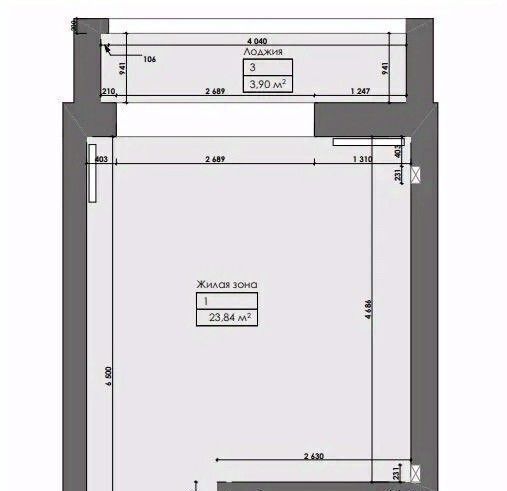 квартира г Калининград р-н Ленинградский ул Арсенальная 31к/3 фото 2