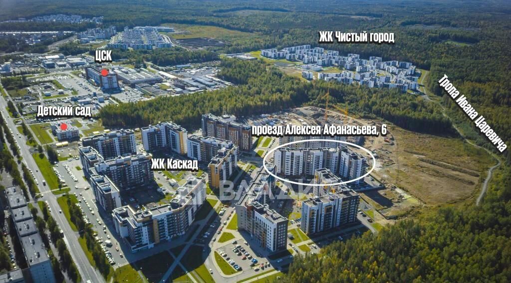 квартира г Петрозаводск проезд Алексея Афанасьева, 6 фото 24