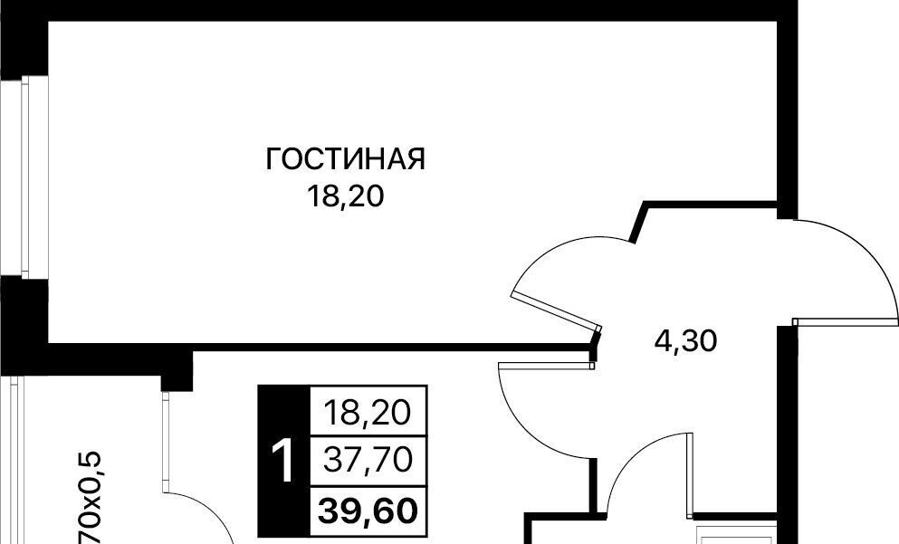 квартира г Ростов-на-Дону р-н Первомайский Смартполет жилой комплекс фото 1