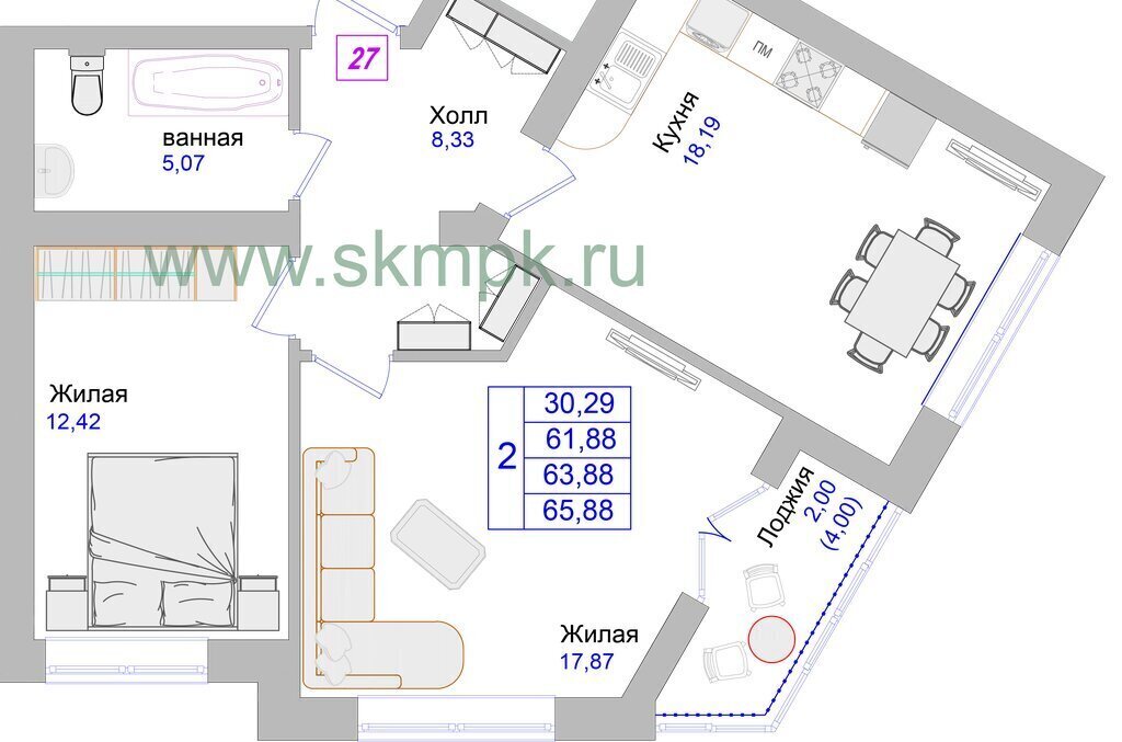 квартира р-н Светлогорский г Светлогорск пр-кт Калининградский 70е фото 3