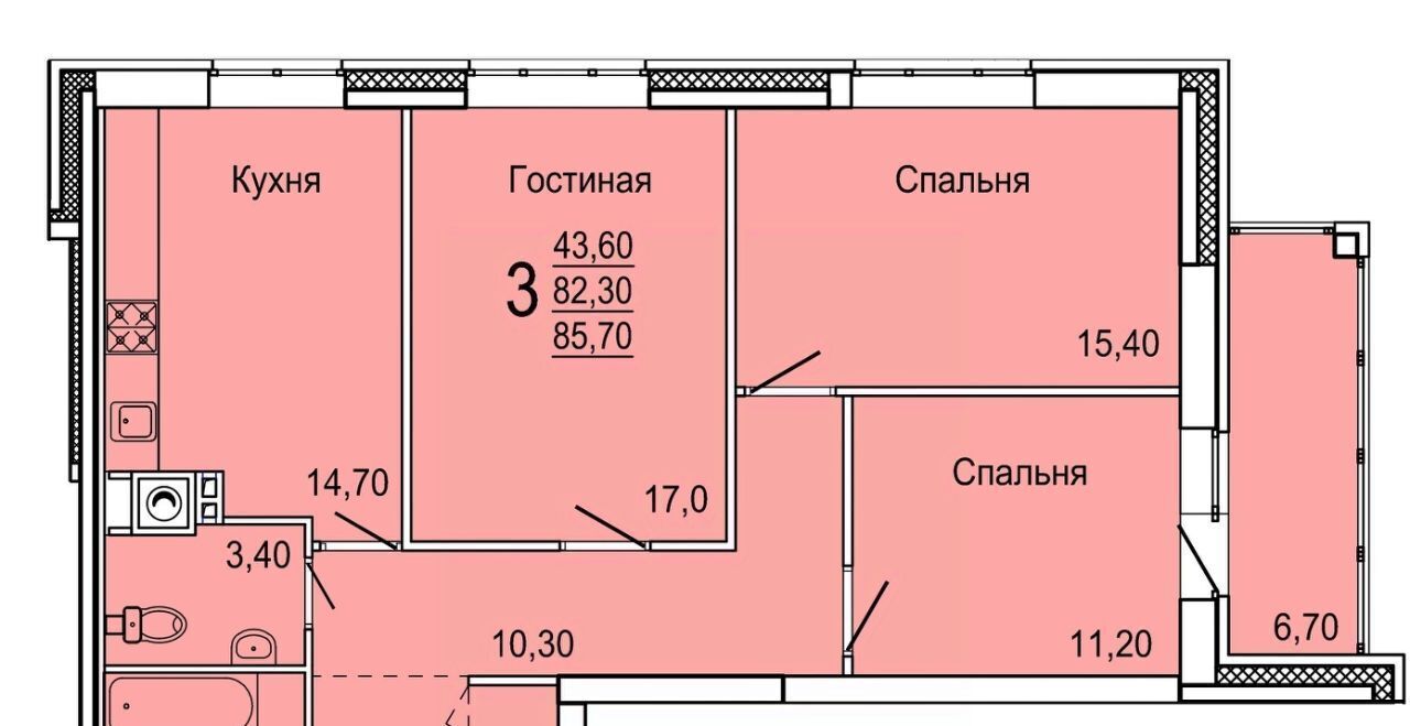 квартира г Тула р-н Привокзальный ул Седова 20г фото 1