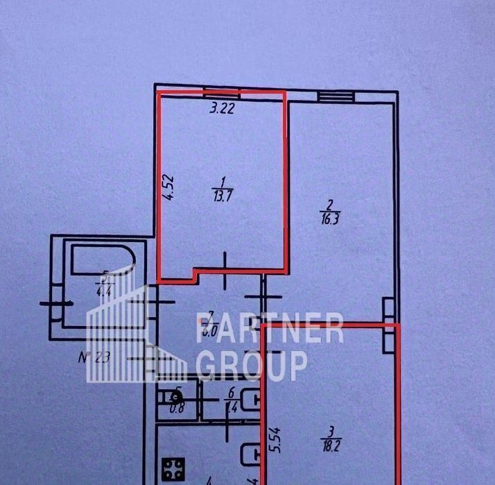 комната г Тула р-н Советский ул Свободы 37к/1 фото 10