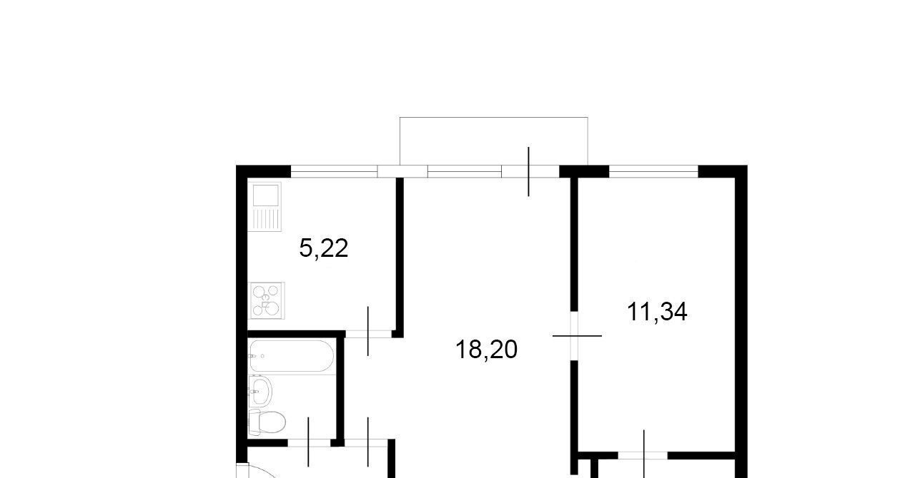 квартира г Москва метро Тимирязевская ул Тимирязевская 20к/2 фото 2