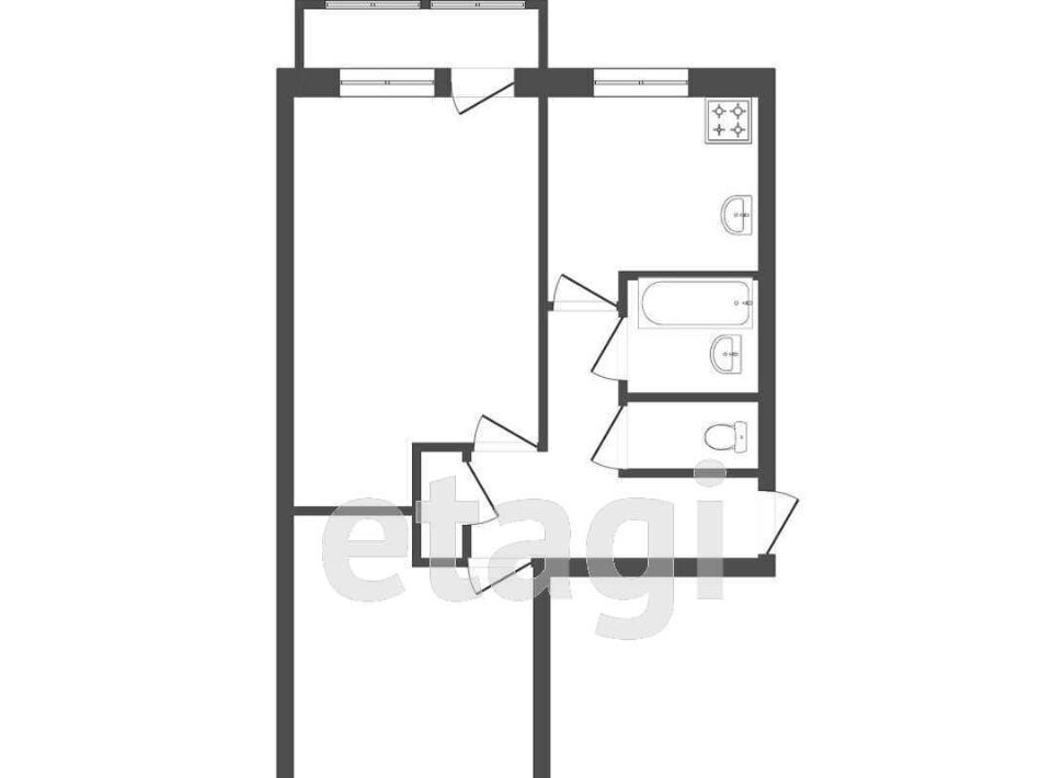 квартира г Омск р-н Центральный ул 5 Армии 71 фото 2