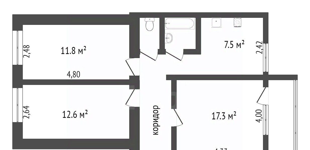 квартира г Тобольск ул Мира 16 фото 22