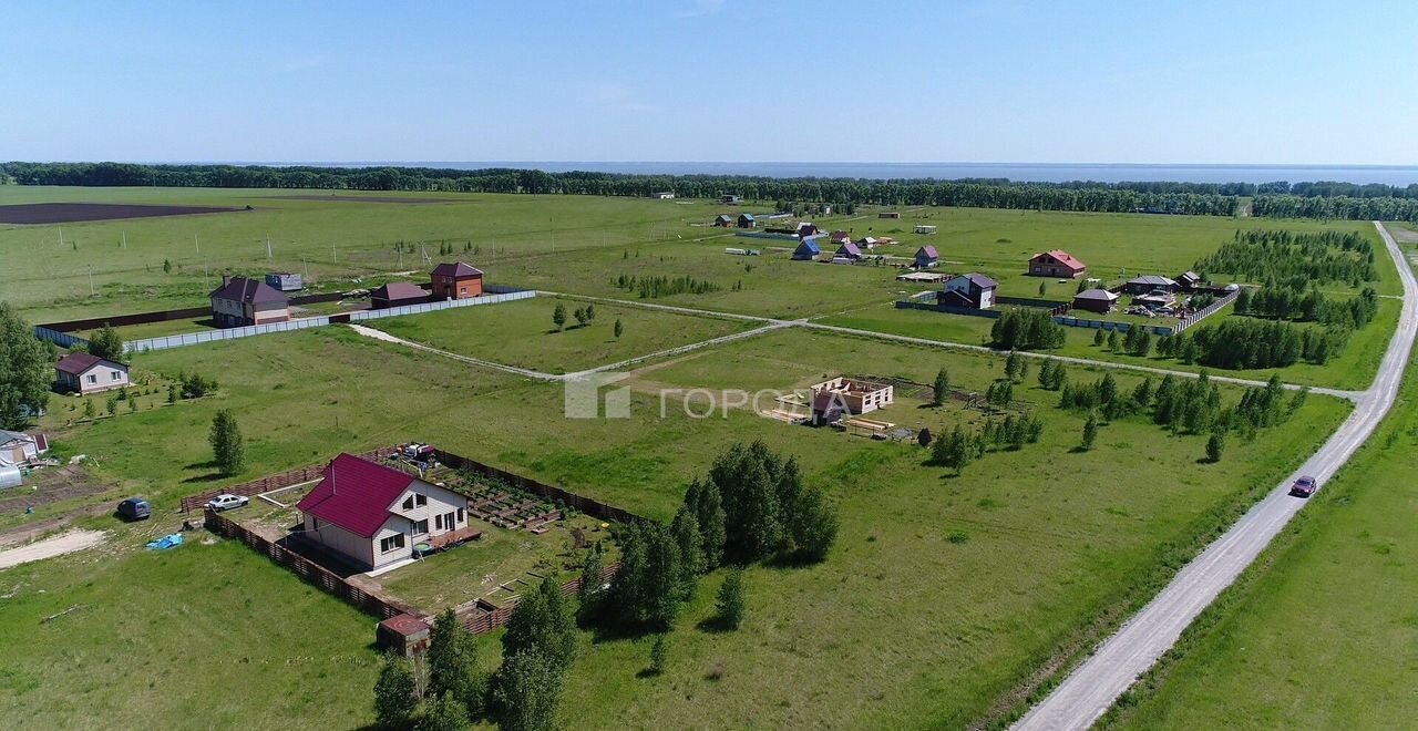 земля р-н Новосибирский с Верх-Тула Морской сельсовет, коттеджный пос. Новониколаевский, пр-т Ермака фото 2