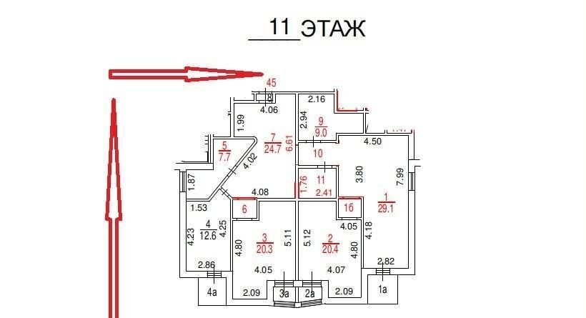 квартира г Москва метро Бауманская пер Посланников 3с/5 фото 9