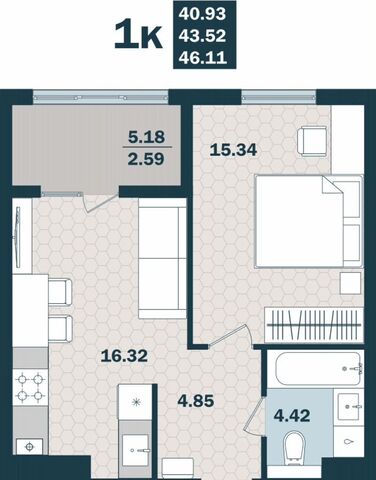 квартира р-н Московский ул Левитана 65 ЖК «Квартал Солнечный» корп. 1 фото