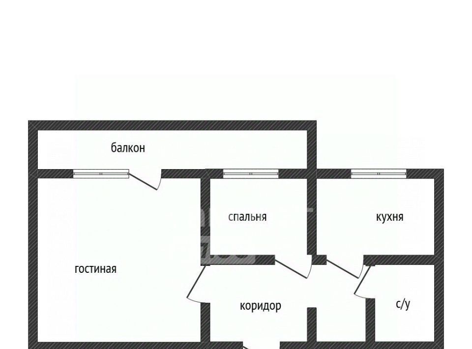 квартира р-н Тамбовский п Строитель Центральный микрорайон Тамбов городской округ фото 2