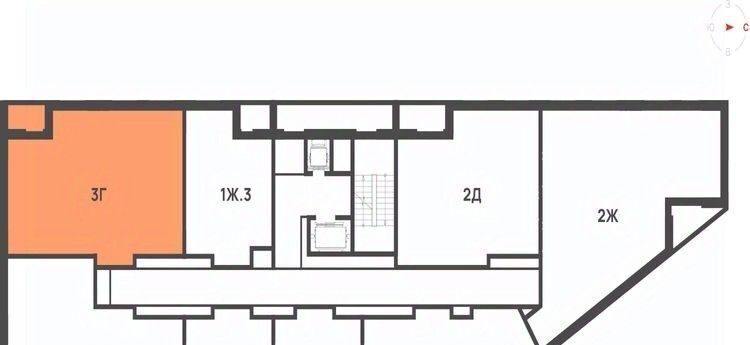 квартира г Казань р-н Кировский Козья слобода ул Краснококшайская 58 ЖК «Крыловка Парк» фото 2