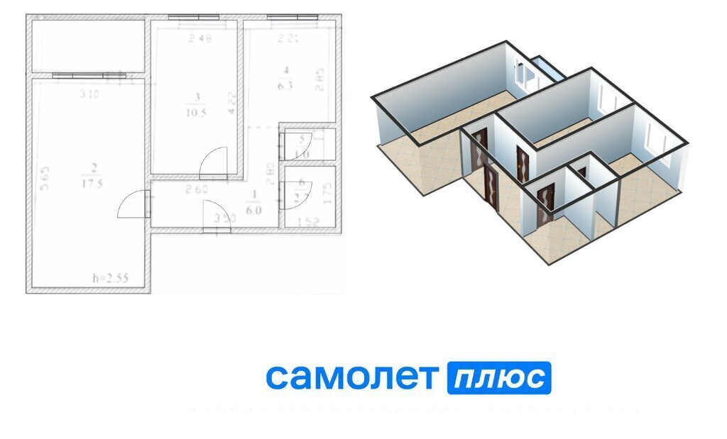 квартира г Кемерово р-н Заводский ул Тухачевского 45а фото 3