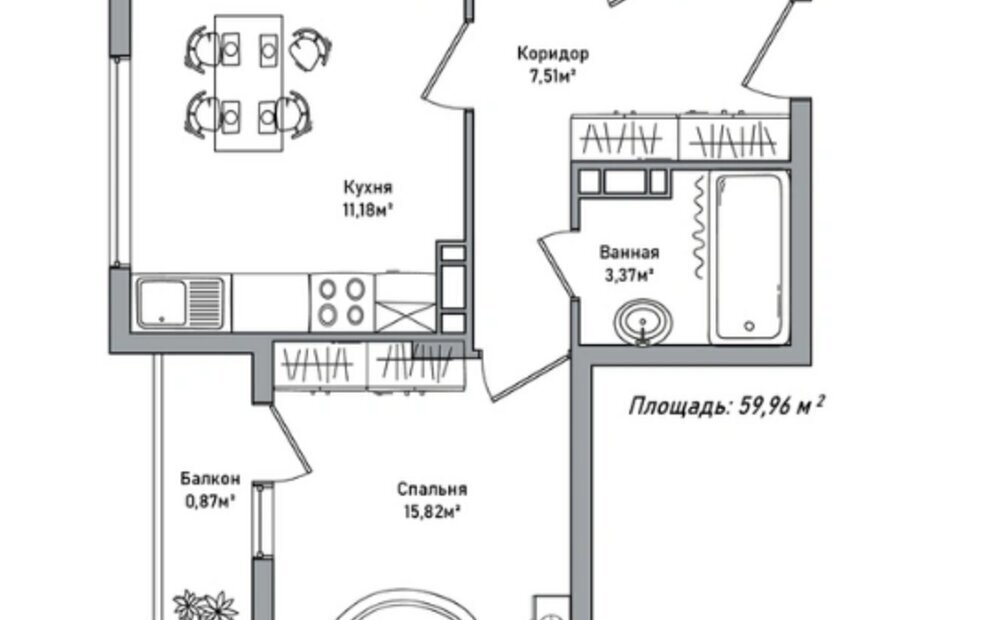 квартира г Ярославль р-н Дзержинский ул Брагинская 18к/3 фото 1