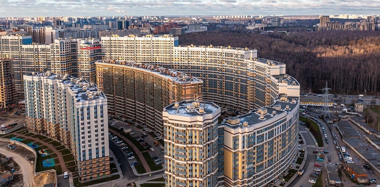 квартира г Санкт-Петербург метро Пионерская пр-кт Богатырский 2а ЖК «Приморский квартал» округ Комендантский аэродром фото 4