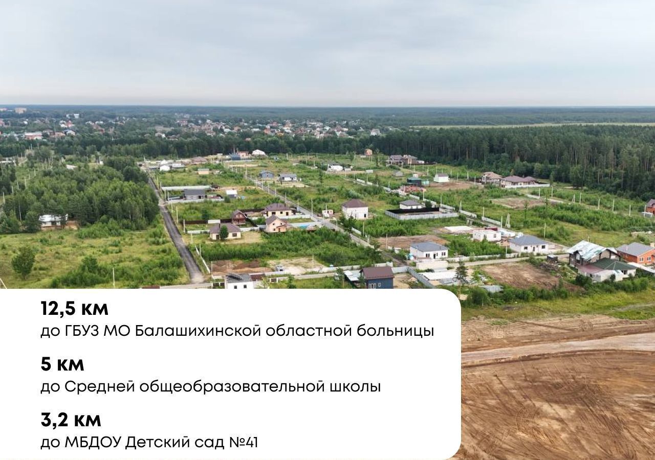 земля городской округ Богородский г Электроугли 21 км, коттеджный пос. Восточная д, Носовихинское шоссе фото 8