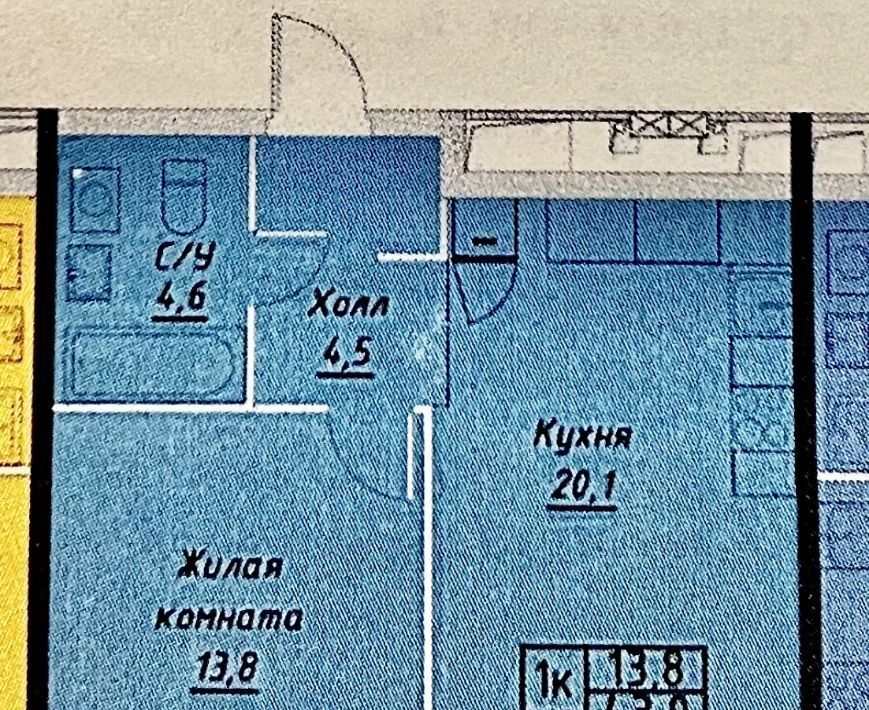 квартира г Москва метро Авиамоторная ул Красноказарменная 14ак/5 муниципальный округ Лефортово фото 13