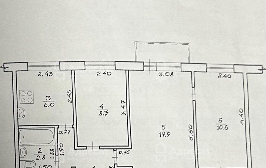 квартира г Волгоград р-н Кировский ул им. Кирова 140а фото 3