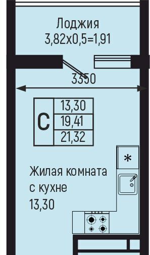 квартира р-н Туапсинский с Небуг Небугское сельское поселение, квартал Спортивный фото 1