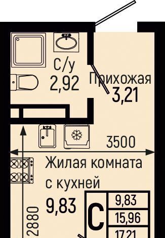 квартира р-н Туапсинский с Небуг кв-л Спортивный Небугское сельское поселение, квартал Спортивный фото 1