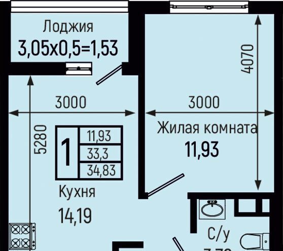 квартира р-н Туапсинский с Небуг кв-л Спортивный Небугское сельское поселение, квартал Спортивный фото 1