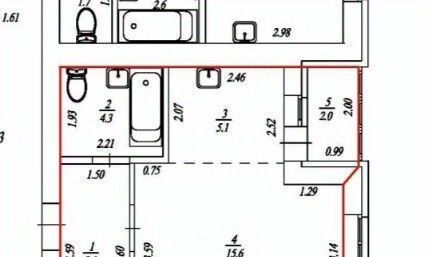 квартира г Уфа р-н Ленинский ул Гази Загитова 11 фото 14