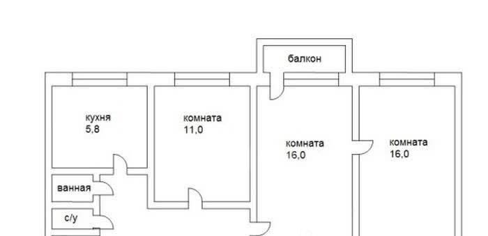 квартира р-н Богородицкий г Богородицк мкр Западный 1 городское поселение Богородицк фото 2