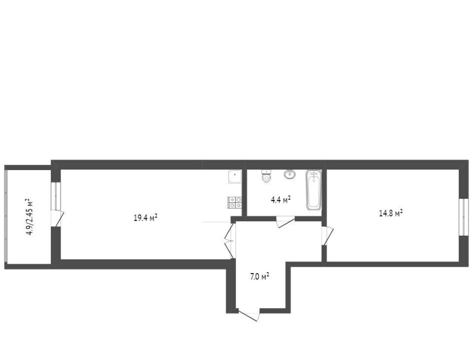 квартира г Ростов-на-Дону р-н Железнодорожный ул Заводская 35 фото 1