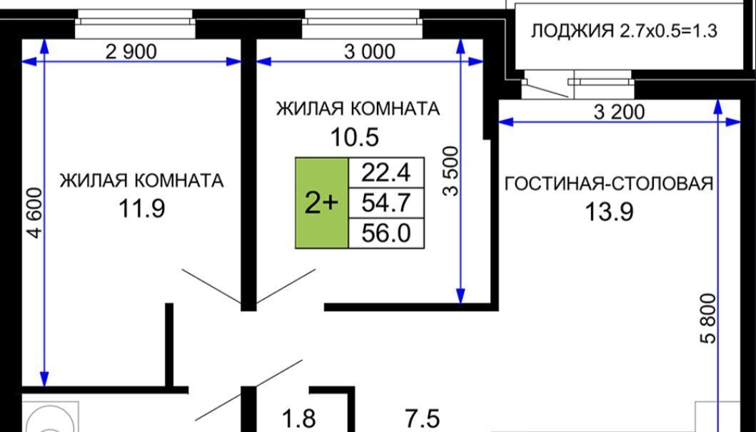 квартира г Краснодар р-н Прикубанский ул им. лётчика Позднякова 2к/14 ЖК «Дыхание» фото 1